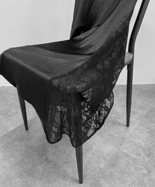 LVEU.（ラブユ.）の「【LVEU.】レース切り替えサテンスカート / スカート サテンスカート レース 切り替え フレア 大人フェミニン レディライク ブラック（スカート・レディース・ブラック・FREE）」の20枚目の写真