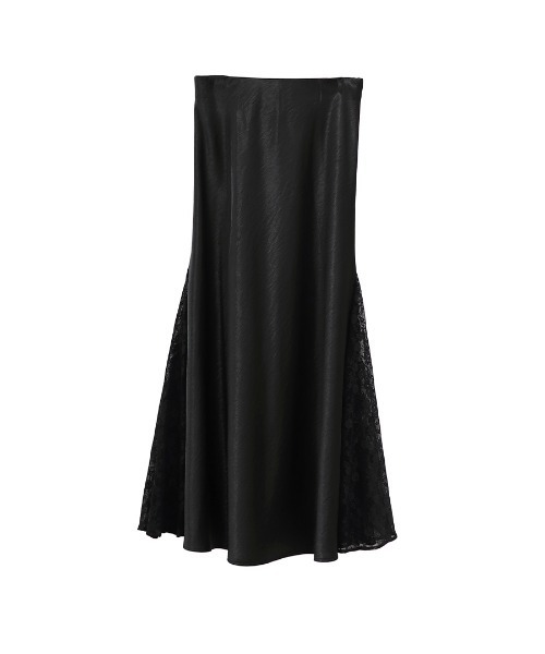 LVEU.（ラブユ.）の「【LVEU.】レース切り替えサテンスカート / スカート サテンスカート レース 切り替え フレア 大人フェミニン レディライク ブラック（スカート・レディース・ブラック・FREE）」の21枚目の写真