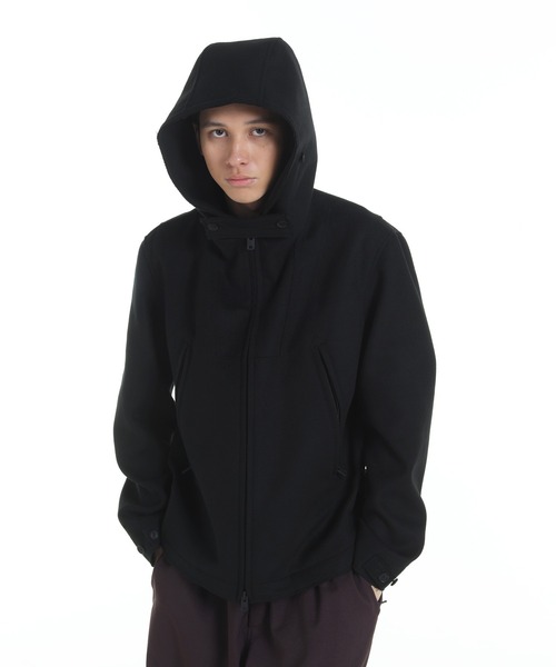 Y-3 BONDED MELTON JACKET
