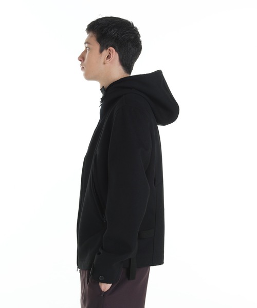 Y-3 BONDED MELTON JACKET