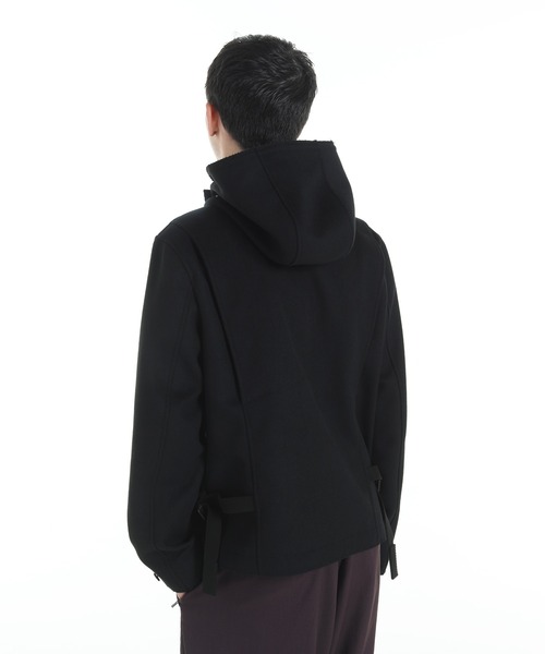 Y-3 BONDED MELTON JACKET