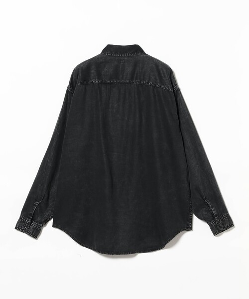 BEAMS(ビームス)の「ワイドフィット フェード ワークシャツ(シャツ/ブラウス・メンズ・ブラック系その他4/ブラウン/ブルー・S/M/L/XL)」の7枚目の写真