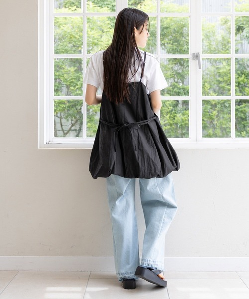 RAGEBLUE（レイジブルー）の「ミニバルーンキャミワンピース（ワンピース・レディース・ブラック/ホワイト/ブラウン・FREE）」の13枚目の写真