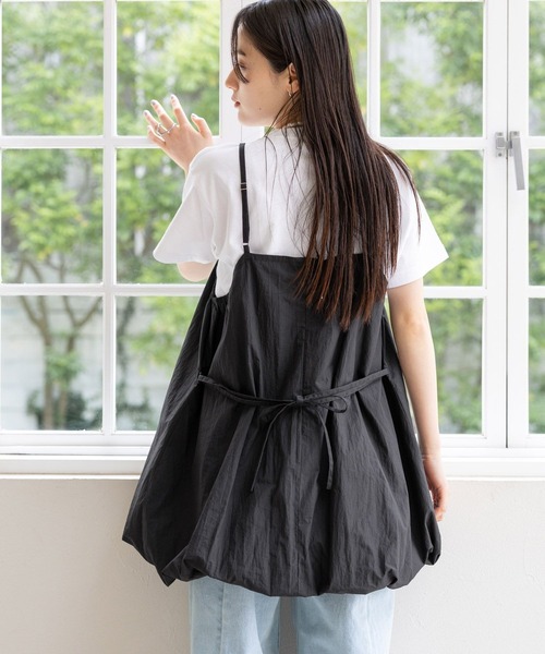 RAGEBLUE（レイジブルー）の「ミニバルーンキャミワンピース（ワンピース・レディース・ブラック/ホワイト/ブラウン・FREE）」の15枚目の写真