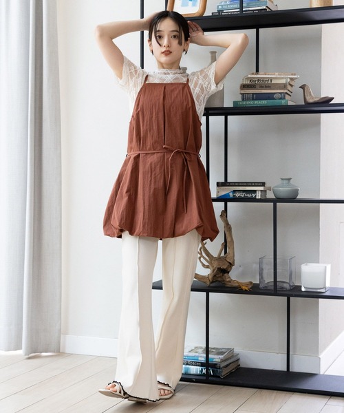 RAGEBLUE（レイジブルー）の「ミニバルーンキャミワンピース（ワンピース・レディース・ブラック/ホワイト/ブラウン・FREE）」の17枚目の写真