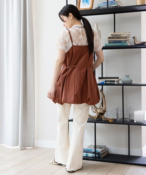 RAGEBLUE（レイジブルー）の「ミニバルーンキャミワンピース（ワンピース・レディース・ブラック/ホワイト/ブラウン・FREE）」の18枚目の写真