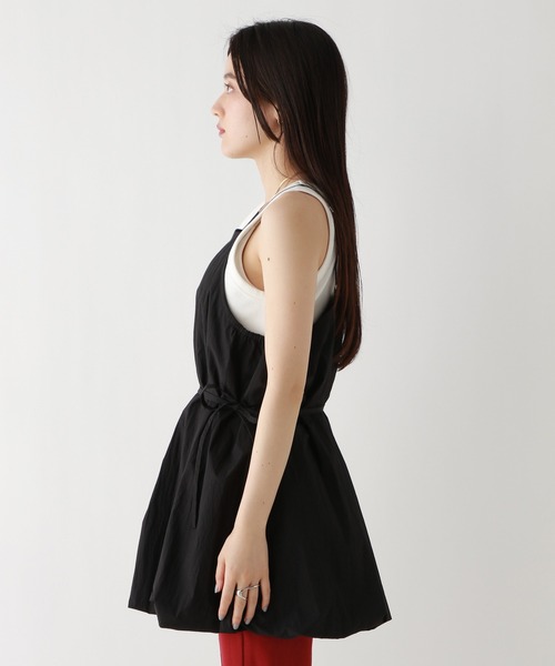 RAGEBLUE（レイジブルー）の「ミニバルーンキャミワンピース（ワンピース・レディース・ブラック/ホワイト/ブラウン・FREE）」の22枚目の写真