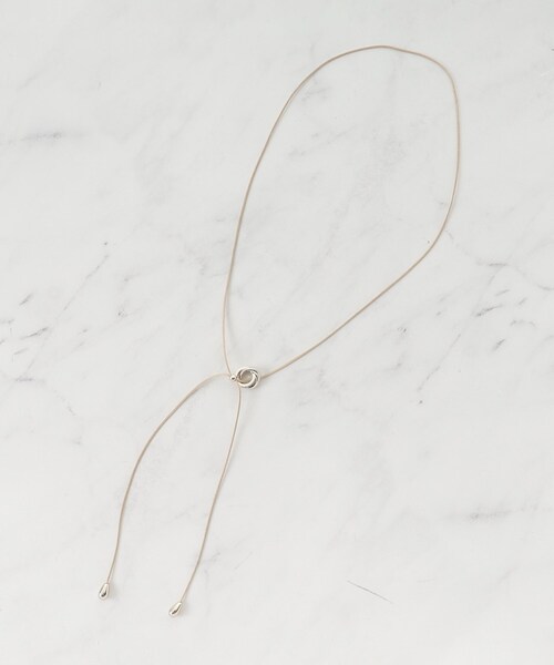 SHOO・LA・RUE(シューラルー)の「【マルチWAY】キラキラリングネックレス(ネックレス・レディース・シルバー/ダークブラウン/ゴールド・00)」の8枚目の写真