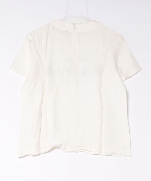Rivel(リヴェル)の「【COCOSIN】クルーネック プリント 半袖Tシャツ バックジップ(Tシャツ/カットソー・レディース・ブラック/ホワイト・L/S/M)」の5枚目の写真