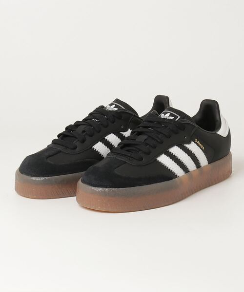 adidas(アディダス)の「adidas/アディダス Sambae(スニーカー・レディース・ブラック/ホワイト・28cm/27cm/26cm/24.5cm/24cm/23cm)」の2枚目の写真