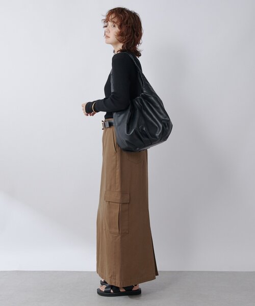 RIVE DROITE（リヴドロワ）の「【MONN.:.(モン)】RIB KNIT（ニット/セーター・レディース・ブラック/レッド・FREE）」の12枚目の写真