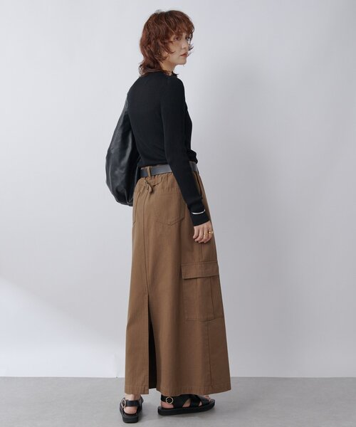 RIVE DROITE（リヴドロワ）の「【MONN.:.(モン)】RIB KNIT（ニット/セーター・レディース・ブラック/レッド・FREE）」の13枚目の写真