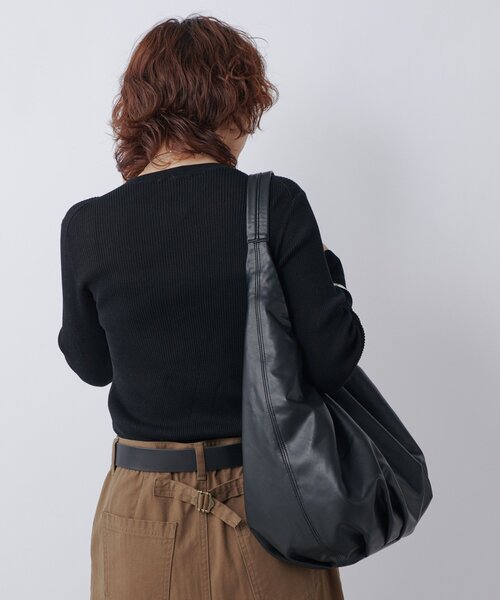 RIVE DROITE（リヴドロワ）の「【MONN.:.(モン)】RIB KNIT（ニット/セーター・レディース・ブラック/レッド・FREE）」の16枚目の写真