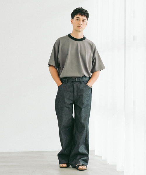 ETS.MATERIAUX(マテリオ) GOKUZYUKU リンガー Tシャツ