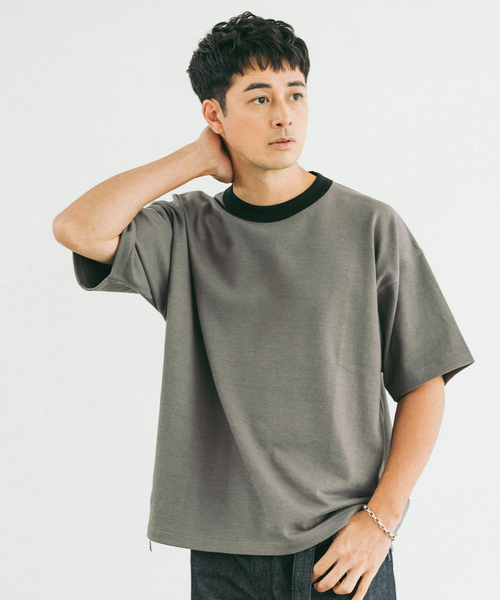 ETS.MATERIAUX(マテリオ) GOKUZYUKU リンガー Tシャツ