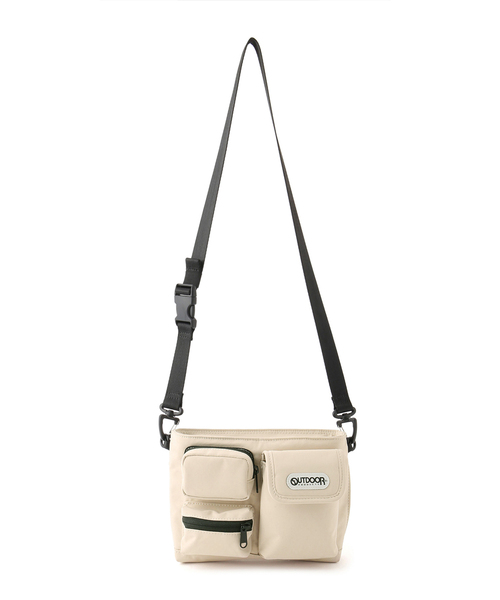 JUN&ROPE'（ジュンアンドロペ）の「【OUTDOOR PRODUCTS】別注3WAYサコッシュ（ショルダーバッグ・レディース・ブラック/ベージュ/パープル・FREE）」の2枚目の写真