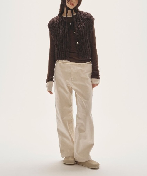 TODAYFUL Mix Handknit Vest ミックスハンドニットベスト/12520525