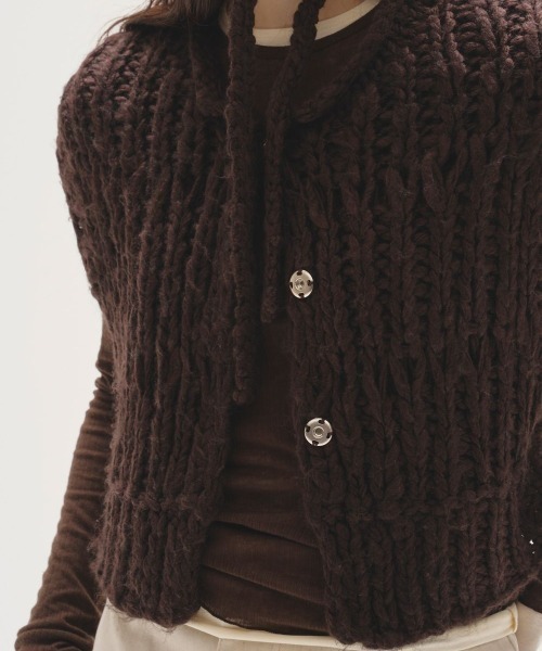 TODAYFUL Mix Handknit Vest ミックスハンドニットベスト/12520525