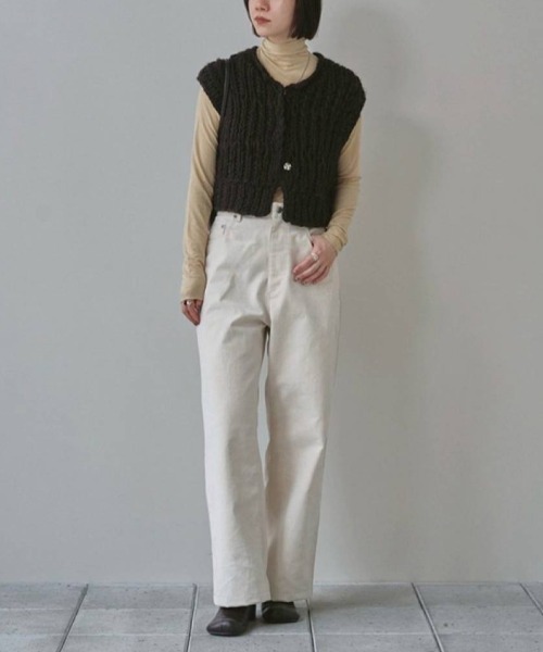 TODAYFUL Mix Handknit Vest ミックスハンドニットベスト/12520525