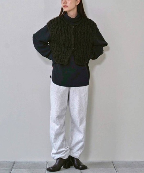 TODAYFUL Mix Handknit Vest ミックスハンドニットベスト/12520525