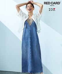 ワンピース 半袖青　23区 23区 青 半袖 ロングワンピース | Shop at Mercari from Japan