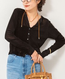 NOLLEY’S | フロッキーチュールカーディガン(カーディガン/ボレロ)