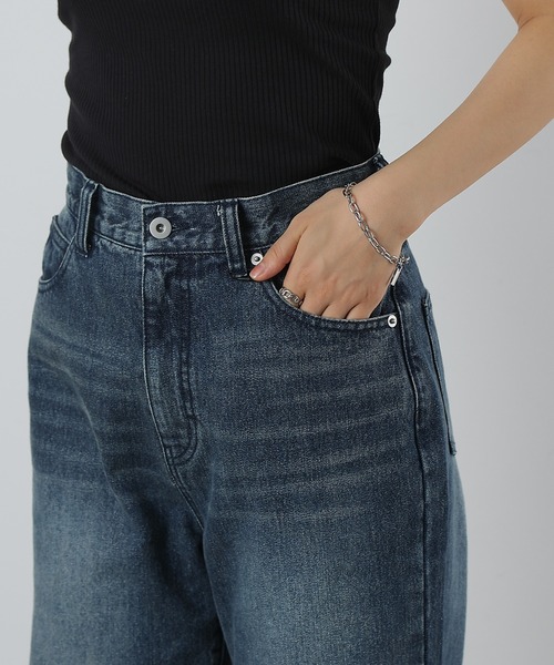 COLONY 2139（コロニートゥーワンスリーナイン）の「スラッカーデニムパンツ（デニムパンツ・レディース・ダークブルー/サックスブルー・LARGE/MEDIUM/SMALL）」の16枚目の写真