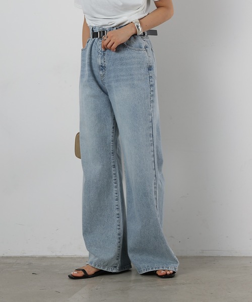 COLONY 2139（コロニートゥーワンスリーナイン）の「スラッカーデニムパンツ（デニムパンツ・レディース・ダークブルー/サックスブルー・LARGE/MEDIUM/SMALL）」の22枚目の写真