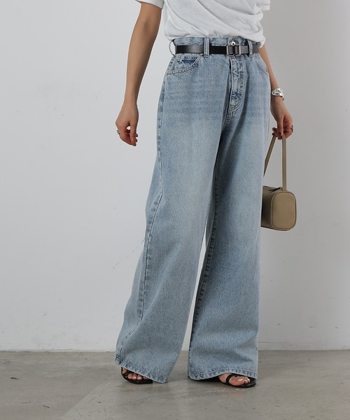 COLONY 2139（コロニートゥーワンスリーナイン）の「スラッカーデニムパンツ（デニムパンツ・レディース・ダークブルー/サックスブルー・LARGE/MEDIUM/SMALL）」の19枚目の写真