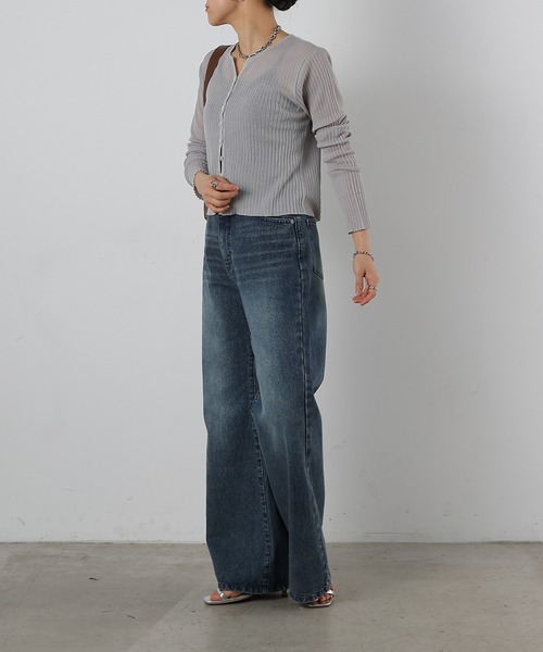 COLONY 2139（コロニートゥーワンスリーナイン）の「スラッカーデニムパンツ（デニムパンツ・レディース・ダークブルー/サックスブルー・LARGE/MEDIUM/SMALL）」の10枚目の写真