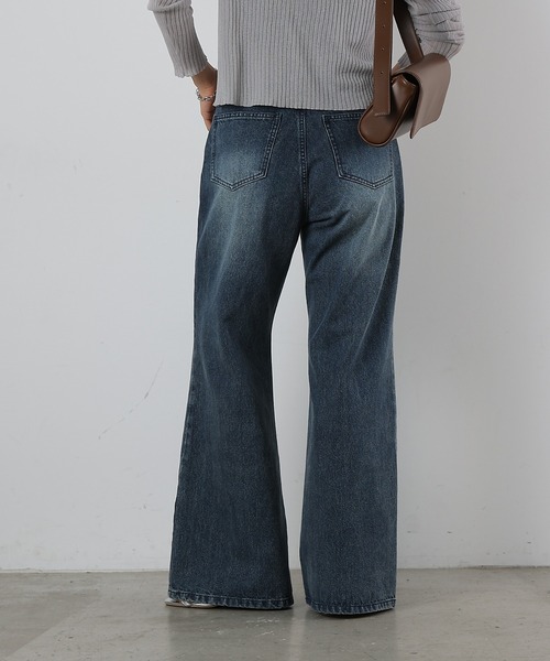 COLONY 2139（コロニートゥーワンスリーナイン）の「スラッカーデニムパンツ（デニムパンツ・レディース・ダークブルー/サックスブルー・LARGE/MEDIUM/SMALL）」の5枚目の写真