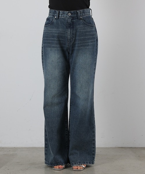 COLONY 2139（コロニートゥーワンスリーナイン）の「スラッカーデニムパンツ（デニムパンツ・レディース・ダークブルー/サックスブルー・LARGE/MEDIUM/SMALL）」の11枚目の写真