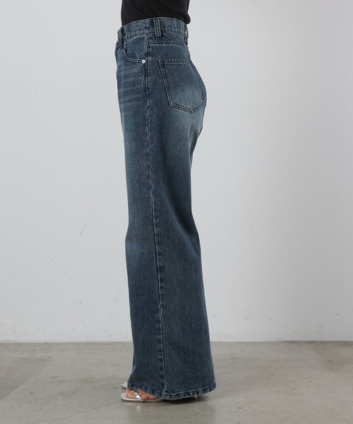 COLONY 2139（コロニートゥーワンスリーナイン）の「スラッカーデニムパンツ（デニムパンツ・レディース・ダークブルー/サックスブルー・LARGE/MEDIUM/SMALL）」の12枚目の写真