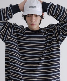 LOWRYS FARM | 【LFM(U)】ＣＲＥＷ　ＮＥＣＫ　ボーダーT／ＬＳ　 581154(Tシャツ/カットソー)