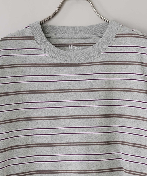 LOWRYS FARM（ローリーズファーム）の「【LFM(U)】ＣＲＥＷ　ＮＥＣＫ　ボーダーT／ＬＳ　 581154（Tシャツ/カットソー・メンズ・グリーン/ブラウン/ブルー/グレー/ネイビー/ブラウン系その他/グレー系その他/チャコールグレー/ブルー系その他・MEDIUM/LARGE）」の21枚目の写真