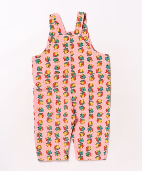 BOBO CHOSES(ボボショーズ)の「Dices all over micro corduroy dungaree(サロペット/オーバーオール・キッズ・ピンク・18MONTH/12MONTH/24MONTH/9MONTH/6MONTH)」の5枚目の写真