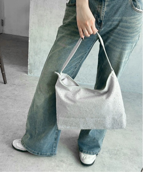 IMARI（イマリ）の「【 IMARI / イマリ 】 ラインストーン ハンドバッグ #_（ハンドバッグ・レディース・ベージュ/ブラウン/ピンク/ブラック・FREE）」の10枚目の写真