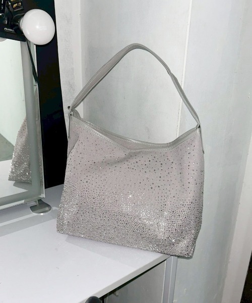 IMARI（イマリ）の「【 IMARI / イマリ 】 ラインストーン ハンドバッグ #_（ハンドバッグ・レディース・ベージュ/ブラウン/ピンク/ブラック・FREE）」の11枚目の写真