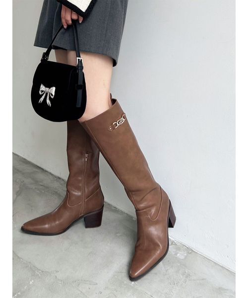 LBビットフィットロングブーツ（ブーツ）｜LILY BROWN（リリーブラウン