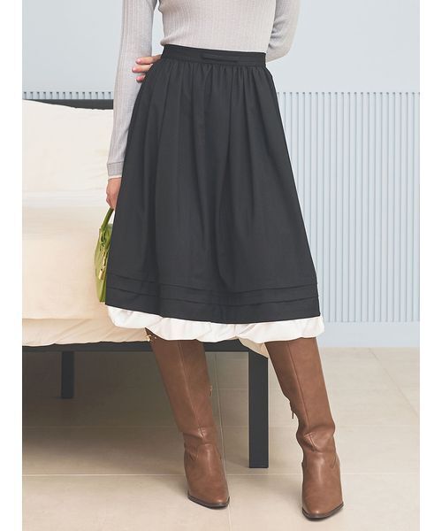 LILY BROWN LBビットフィットロングブーツ　ブラック LBビットフィットロングブーツ（ブーツ）｜LILY BROWN（リリーブラウン