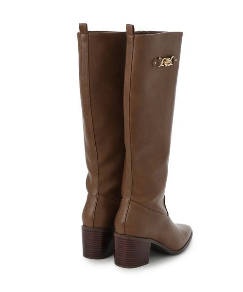 LILY BROWN（リリーブラウン）の「LBビットフィットロングブーツ（ブーツ・レディース・キャメル/ブラック・S/M/L）」の9枚目の写真