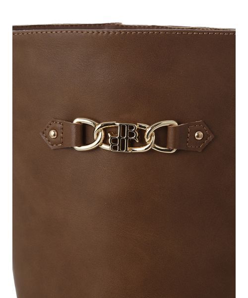 LILY BROWN（リリーブラウン）の「LBビットフィットロングブーツ（ブーツ・レディース・キャメル/ブラック・S/M/L）」の12枚目の写真