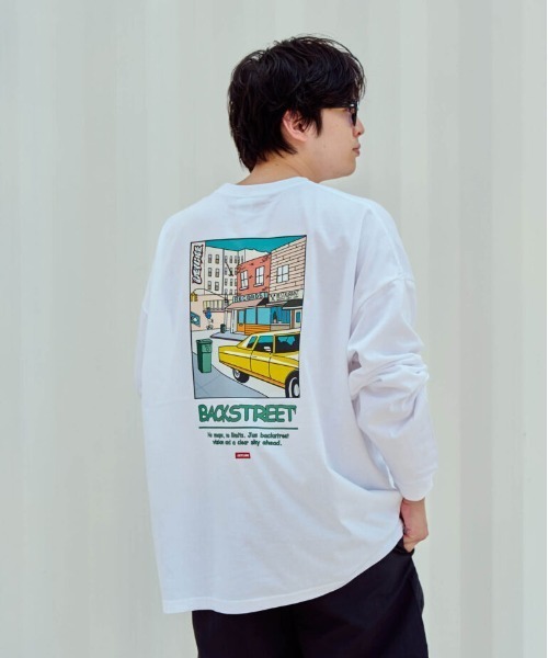 Leyline(レイライン)の「【Leyline】Backstreet l/s tee(Tシャツ/カットソー・メンズ・ブラック/ホワイト・MEDIUM/LARGE/X-LARGE)」の5枚目の写真
