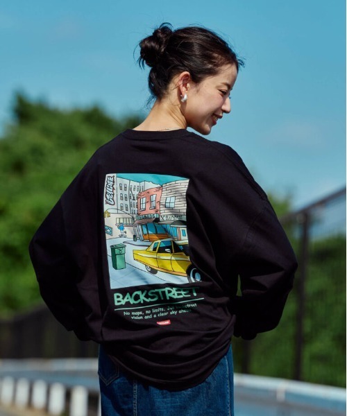 Leyline(レイライン)の「【Leyline】Backstreet l/s tee(Tシャツ/カットソー・メンズ・ブラック/ホワイト・MEDIUM/LARGE/X-LARGE)」の10枚目の写真