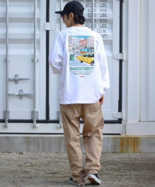 Leyline(レイライン)の「【Leyline】Backstreet l/s tee(Tシャツ/カットソー・メンズ・ブラック/ホワイト・MEDIUM/LARGE/X-LARGE)」の12枚目の写真