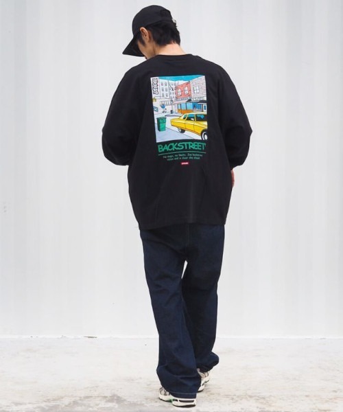Leyline(レイライン)の「【Leyline】Backstreet l/s tee(Tシャツ/カットソー・メンズ・ブラック/ホワイト・MEDIUM/LARGE/X-LARGE)」の14枚目の写真