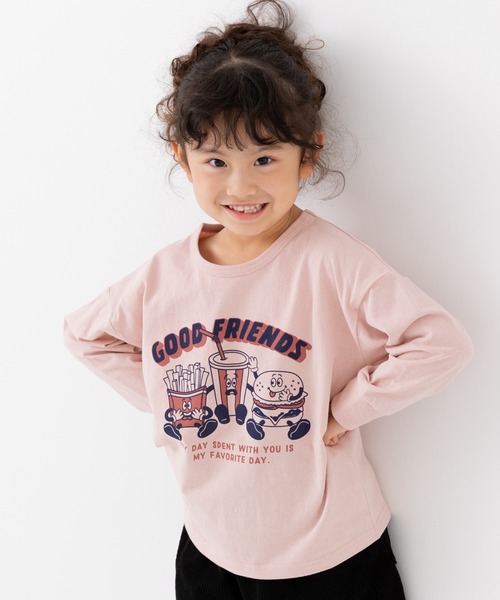 chil2（チルツー）の「綿100％ プリント 長袖Tシャツ（Tシャツ/カットソー・キッズ・K/L/G/I/B/C/D/E/F/A/H/J・80ｃｍ/90cm/100cm/110cm/120cm/130cm/140cm）」の10枚目の写真