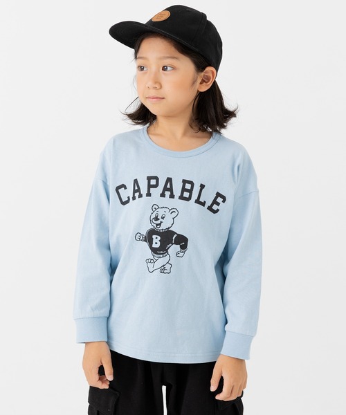 chil2（チルツー）の「綿100％ プリント 長袖Tシャツ（Tシャツ/カットソー・キッズ・K/L/G/I/B/C/D/E/F/A/H/J・80ｃｍ/90cm/100cm/110cm/120cm/130cm/140cm）」の12枚目の写真