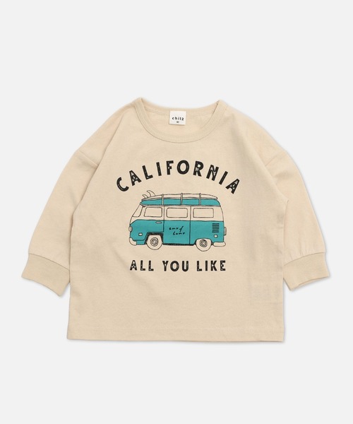 chil2（チルツー）の「綿100％ プリント 長袖Tシャツ（Tシャツ/カットソー・キッズ・K/L/G/I/B/C/D/E/F/A/H/J・80ｃｍ/90cm/100cm/110cm/120cm/130cm/140cm）」の13枚目の写真