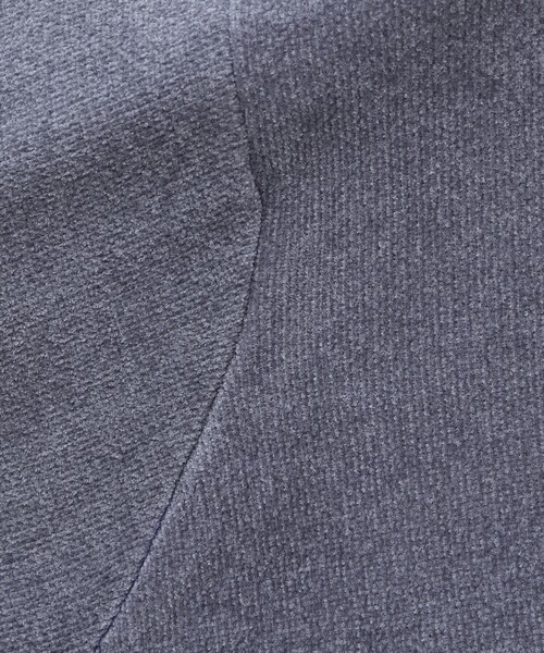 ABAHOUSE GRAY（アバハウスグレイ）の「【QUEST / ワンポイントロゴ】モールリンクス ニット（ニット/セーター・メンズ・ブラック/オフホワイト/モカ/グレイッシュブルー・46/48）」の9枚目の写真